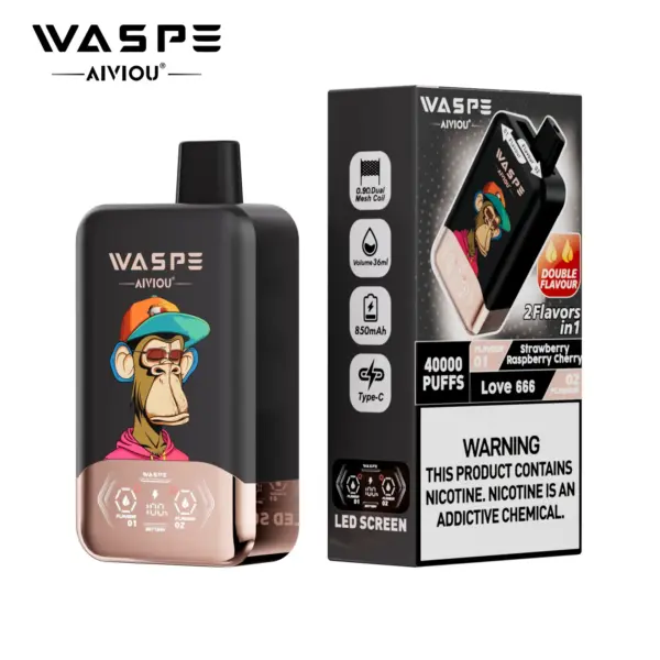 WASPE 40000 PUFFS Doble Sabor