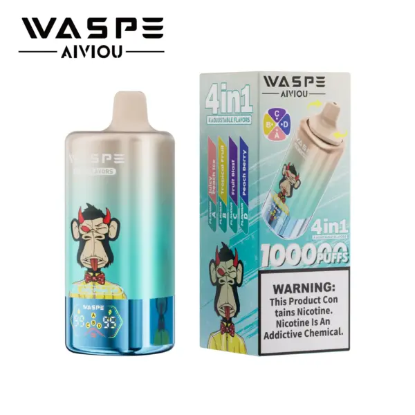 Vaporizador Waspe 4 en 1 con 100.000 caladas