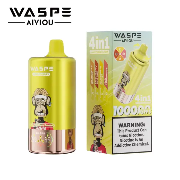 Vaporizador Waspe 4 en 1 con 100.000 caladas