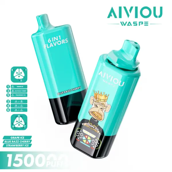 Vaporizador WASPE 6 en 1 con 150.000 caladas