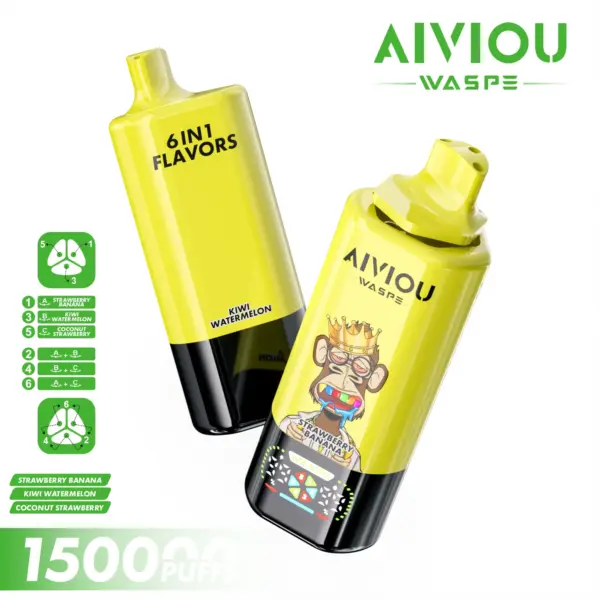 Vaporizador WASPE 6 en 1 con 150.000 caladas